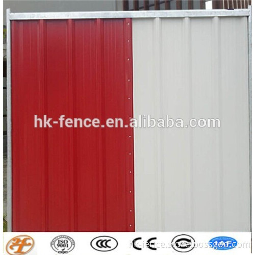 0.36mm thickness corrugated tin fence temporary fence